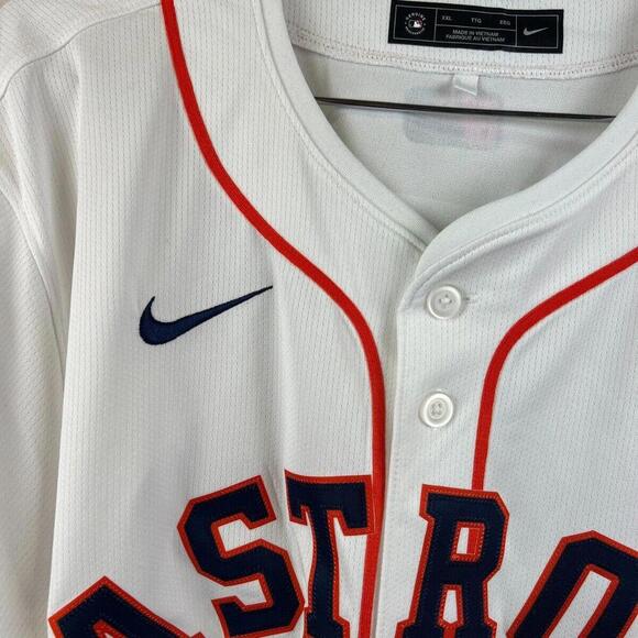 Houston Astros Nike White Jersey #27 Coach Bray Men’s 2XL MLB Baseball Shirt NWT - Picture 8 of 8